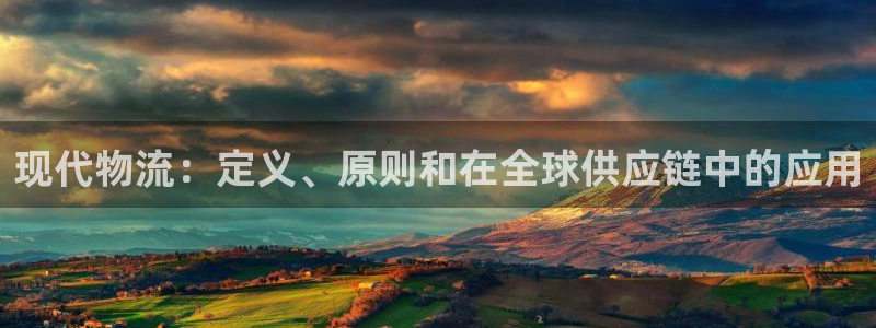 28圈连接：现代物流：定义、原则和在