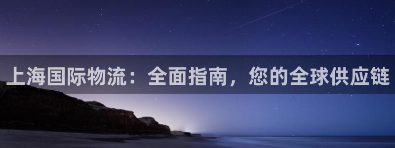28圈注册网站APP：上海国际物流：
