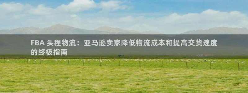 28圈注册限制怎么解除：FBA 头程