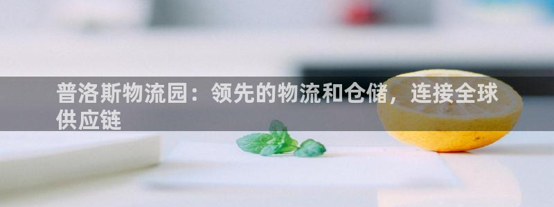 28圈游戏：普洛斯物流园：领先的物流和仓储，连接全球
供应链